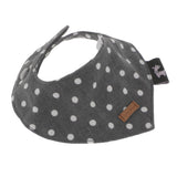Maxbell Maxbell Dogs And Cats Cute Cotton Collor Neck Bandana with Dot Pattern-Gray (S)