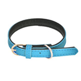 Maxbell Maxbell Adjustable PU Leather Pet Puppy Dog Collar Safety Neck Buckle Strap  S Blue