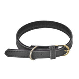 Maxbell Maxbell Adjustable PU Leather Pet Puppy Dog Collar Safety Neck Buckle Strap  S Black