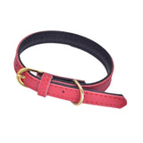 Maxbell Maxbell Adjustable PU Leather Pet Puppy Dog Collar Safety Neck Buckle Strap  S Red