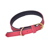 Maxbell Maxbell Adjustable PU Leather Pet Puppy Dog Collar Safety Neck Buckle Strap  S Red