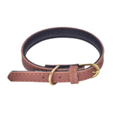 Maxbell Maxbell Adjustable PU Leather Pet Puppy Dog Collar Safety Neck Buckle Strap  S Brown