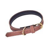 Maxbell Maxbell Adjustable PU Leather Pet Puppy Dog Collar Safety Neck Buckle Strap  S Brown