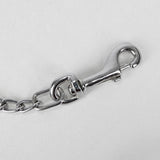 Maxbell Maxbell Pet Harness Dog Leather Iron Chain Safety Noctilucent Pet Supply Brown