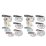 Maxbell Maxbell Pet Harness Dog Leather Iron Chain Safety Noctilucent Pet Supply Pink