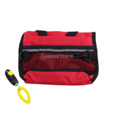 Maxbell Maxbell Dog Treat Pouch Snack Bag Feed Bait Mesh Pouch with Training Clicker Red