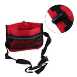 Maxbell Maxbell Dog Treat Pouch Snack Bag Feed Bait Mesh Pouch with Training Clicker Red