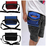 Maxbell Maxbell Dog Treat Pouch Snack Bag Feed Bait Mesh Pouch with Training Clicker Blue