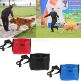 Maxbell Maxbell Pet Dog Treat Pouch Snack Bag Feed Bait Pouch with Training Clicker Black