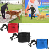 Maxbell Maxbell Pet Dog Treat Pouch Snack Bag Feed Bait Pouch with Training Clicker Black