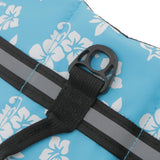 Maxbell Maxbell Pet Dog Life Jackets Life Saver Medium Size Pet Dog Saver Oxford Cloth M Blue Flower