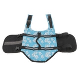 Maxbell Maxbell Pet Dog Life Jackets Life Saver Medium Size Pet Dog Saver Oxford Cloth M Blue Flower