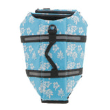 Maxbell Maxbell Pet Dog Life Jackets Life Saver Medium Size Pet Dog Saver Oxford Cloth M Blue Flower