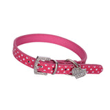 Maxbell Maxbell Adjustable Pet Dog Cat Collar Puppy Neck Collar Metal Buckle PU Material M