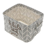 Maxbell 2x Cute Reusable Square Storage Basket Laundry Bin Home Organiser Makeup Box