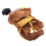 Maxbell Maxbell Cute Pet Fancy Dress Western Cowboy Rider Knight Cosplay Costume-S,M,L,XL S