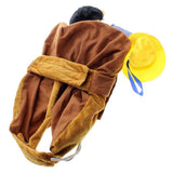 Maxbell Maxbell Cute Pet Fancy Dress Western Cowboy Rider Knight Cosplay Costume-S,M,L,XL S