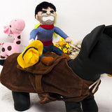 Maxbell Maxbell Cute Pet Fancy Dress Western Cowboy Rider Knight Cosplay Costume-S,M,L,XL S