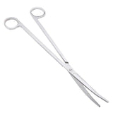 Maxbell Stainless Steel Aquarium Tank Plant Aquascaping Kit Elbow Scissors Tweezer