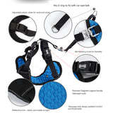Maxbell Maxbell Adjustable Pet Dog Car Safety Seat Belt Harness Vest Restraint Lead Leash S