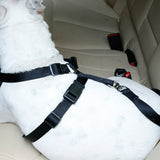 Maxbell Maxbell Adjustable Pet Dog Car Safety Seat Belt Harness Vest Restraint Lead Leash S