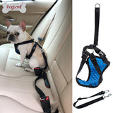 Maxbell Maxbell Adjustable Pet Dog Car Safety Seat Belt Harness Vest Restraint Lead Leash M