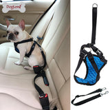 Maxbell Maxbell Adjustable Pet Dog Car Safety Seat Belt Harness Vest Restraint Lead Leash L