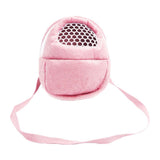 Maxbell Maxbell Rat Hamster Chinchilla Rabbit Ferret Carrier Hedgehog Outgoing Packet Bag Hanging Bed with Strap Pink Size L