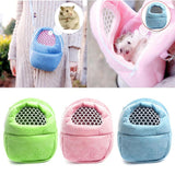 Maxbell Maxbell Rat Hamster Chinchilla Rabbit Ferret Carrier Hedgehog Outgoing Packet Bag Hanging Bed with Strap Pink Size L
