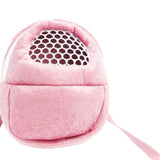 Maxbell Maxbell Rat Hamster Chinchilla Rabbit Ferret Carrier Hedgehog Outgoing Packet Bag Hanging Bed with Strap Pink Size L