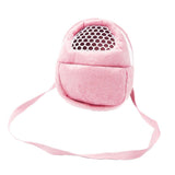 Maxbell Maxbell Rat Hamster Chinchilla Rabbit Ferret Carrier Hedgehog Outgoing Packet Bag Hanging Bed with Strap Pink Size L