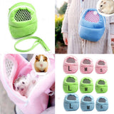 Maxbell Maxbell Rat Hamster Chinchilla Rabbit Ferret Carrier Hedgehog Outgoing Packet Bag Hanging Bed with Strap Pink Size L