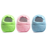 Maxbell Maxbell Rat Hamster Chinchilla Rabbit Ferret Carrier Hedgehog Outgoing Packet Bag Hanging Bed with Strap Pink Size L
