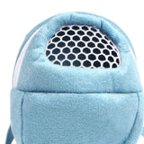 Maxbell Maxbell Rat Hamster Chinchilla Rabbit Ferret Carrier Hedgehog Outgoing Packet Bag Hanging Bed with Strap Blue Size L