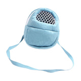Maxbell Maxbell Rat Hamster Chinchilla Rabbit Ferret Carrier Hedgehog Outgoing Packet Bag Hanging Bed with Strap Blue Size L
