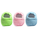 Maxbell Maxbell Rat Hamster Chinchilla Rabbit Ferret Carrier Hedgehog Outgoing Packet Bag Hanging Bed with Strap Blue Size L