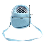 Maxbell Maxbell Rat Hamster Chinchilla Rabbit Ferret Carrier Hedgehog Outgoing Packet Bag Hanging Bed with Strap Blue Size L