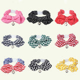 Maxbell Maxbell Pet Dog Cat Kitten Fashionable Bell Charms Collar Necklace Pet Lovers Gift Pet Supplies Red Plaid Pattern Design