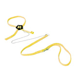 Maxbell Maxbell Adjustable Reptile Lizard Harness Leash Rope Light Soft Anti-bite Yellow