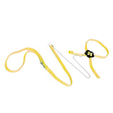 Maxbell Maxbell Adjustable Reptile Lizard Harness Leash Rope Light Soft Anti-bite Yellow