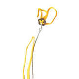 Maxbell Maxbell Adjustable Reptile Lizard Harness Leash Rope Light Soft Anti-bite Yellow