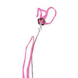 Maxbell Maxbell Adjustable Reptile Lizard Harness Leash Rope Light Soft Anti-bite Pink