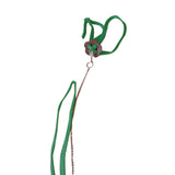 Maxbell Maxbell Adjustable Reptile Lizard Harness Leash Rope Light Soft Anti-bite Green