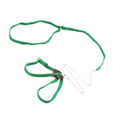 Maxbell Maxbell Adjustable Reptile Lizard Harness Leash Rope Light Soft Anti-bite Green