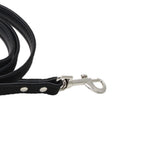 Maxbell Maxbell Dog Pet Leash Lead Flocking Leather Walking Soft Firm Comfortable Black