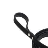 Maxbell Maxbell Dog Pet Leash Lead Flocking Leather Walking Soft Firm Comfortable Black