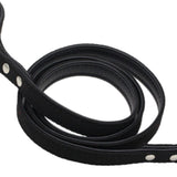 Maxbell Maxbell Dog Pet Leash Lead Flocking Leather Walking Soft Firm Comfortable Black