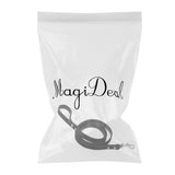 Maxbell Maxbell Dog Pet Leash Lead Flocking Leather Walking Soft Firm Comfortable Black
