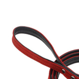 Maxbell Maxbell Dog Pet Leash Lead Flocking Leather Walking Soft Firm Comfortable Red