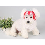 Maxbell Maxbell Summer Pet Dog Cat Baseball Visor Hat Puppy Cap Outdoor Sunbonnet Red S